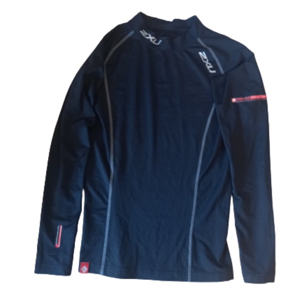 2XU long sleeve compression top sun protection running sports (Size Medium) - Picture 1 of 5